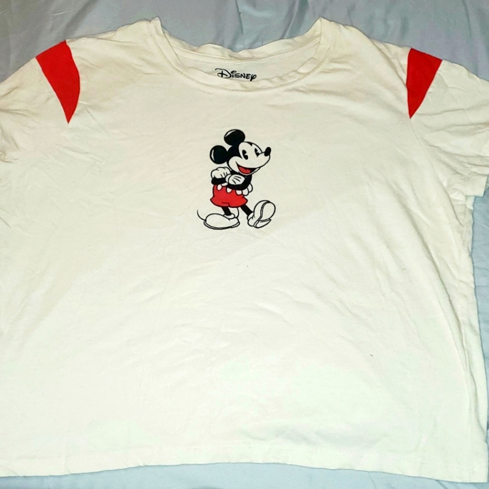 Disney Micky mouse Cropped short sleeve t-shirt